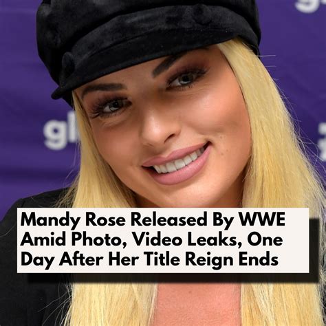 mandy rose released photo|Mandy Rose Reportedly Released By WWE Amid Nude Photo。